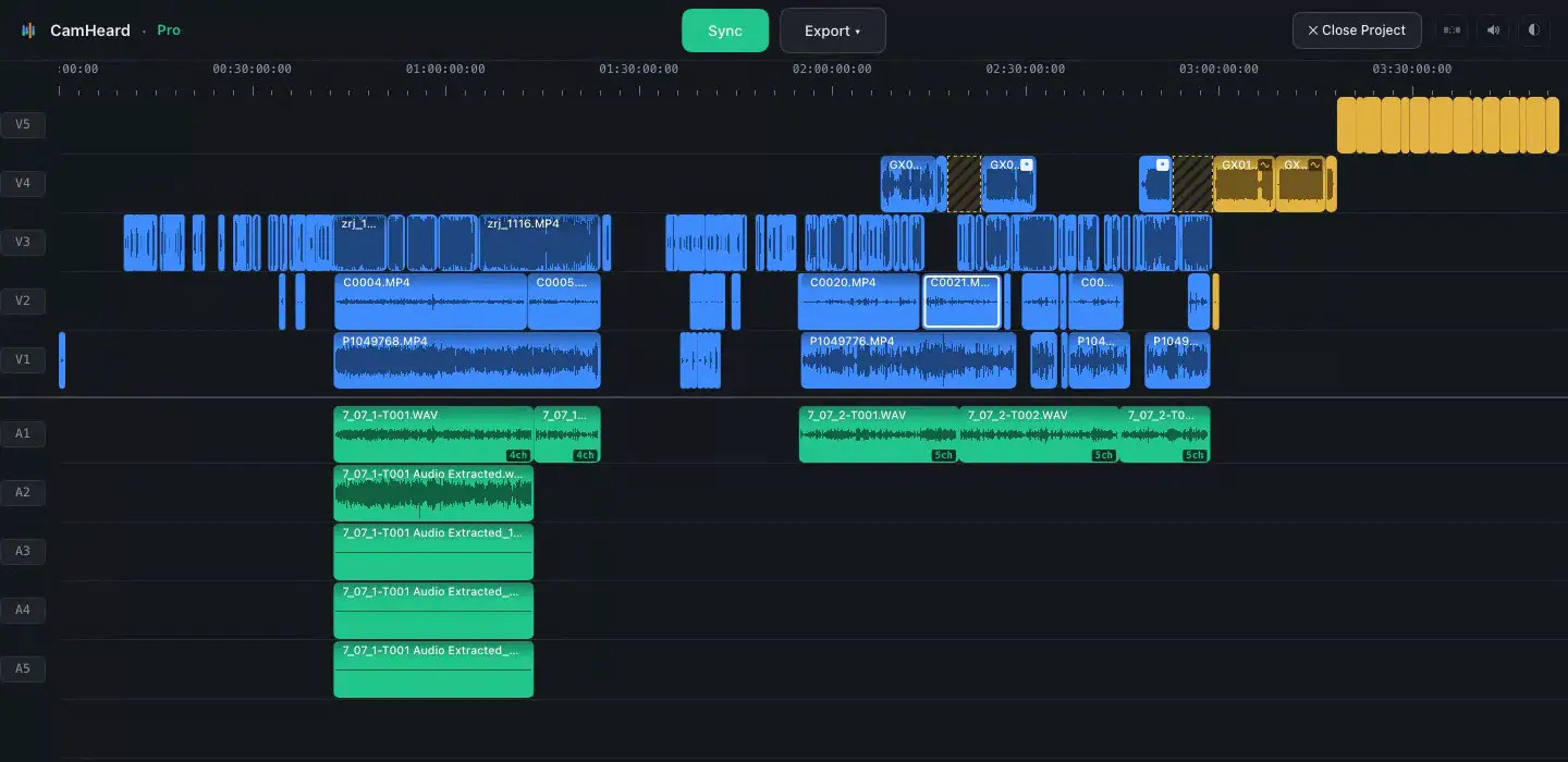 Animazione: un clic su una clip, Backspace la toglie, ⌘Z la riporta